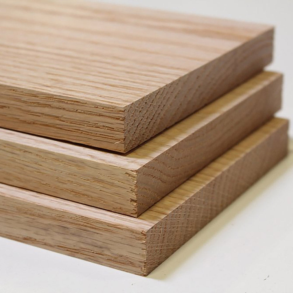 Unfinished Select Red Oak Board Smooth on 4 Sides
