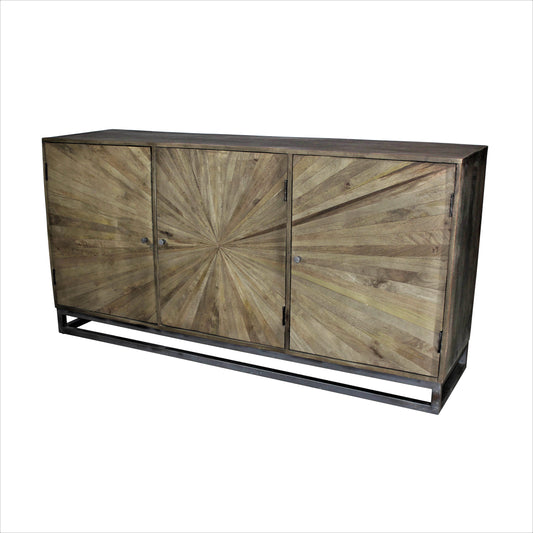 Sunburst 3-door Sideboard