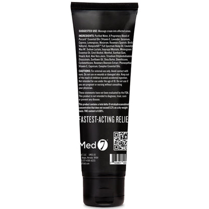 900 mg Med 7 Recover Cream 3.3 fl. oz/100 ml | 900 mg Hempzorb81™
