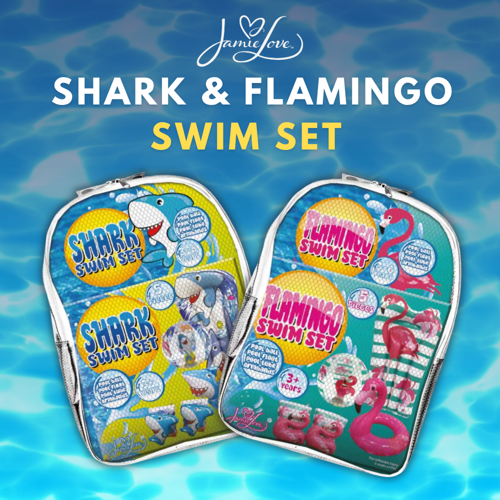 Jamie Love™ Flamingo 5-Piece Pool Swim Set