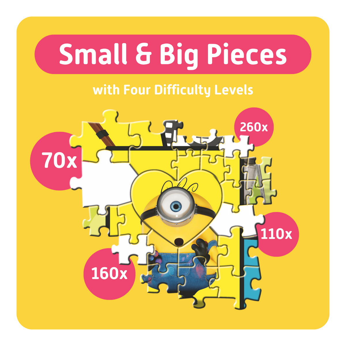 TEAMPUZZLE FOR FAMILIES: How to Train Your Dragon – 600-Piece Family Jigsaw Puzzle – Large & Small Puzzle Pieces – Ages 4+