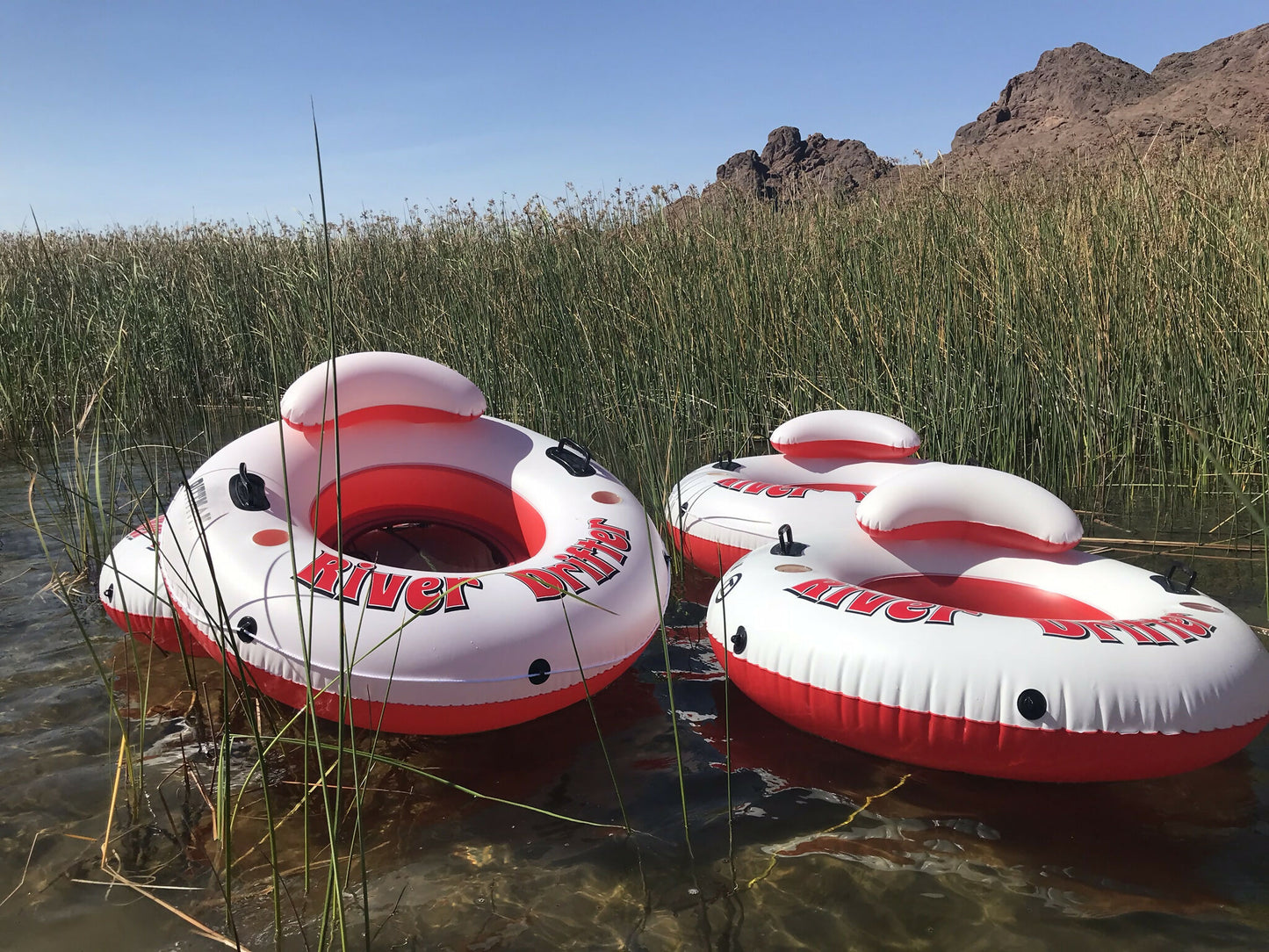 Pittman Outdoors 1-Person River Tube with Built-in Ice Chest