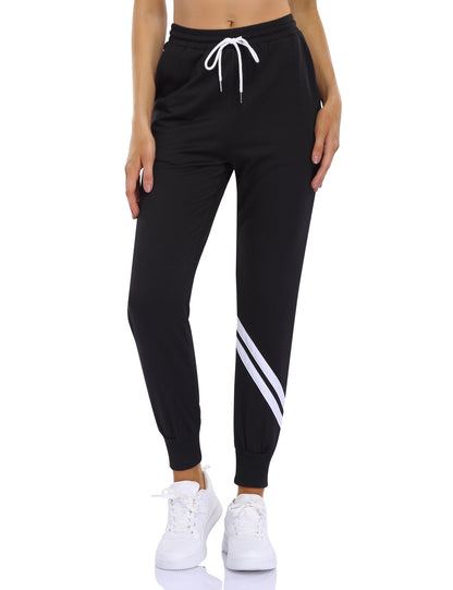 YESFASHION Women's Drawstring Exercise Pants Grey