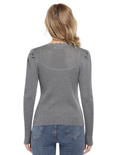 YESFASHION Women's Cropped Button Cardigan Sweaters