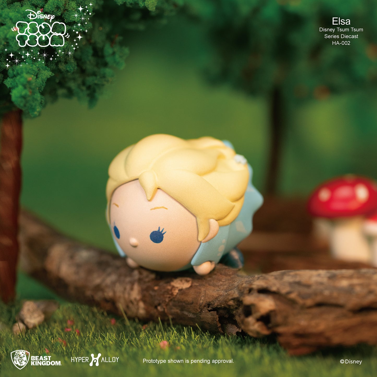 Disney Tsum Tsum Diecast Series-Elsa (Hyper Alloy)