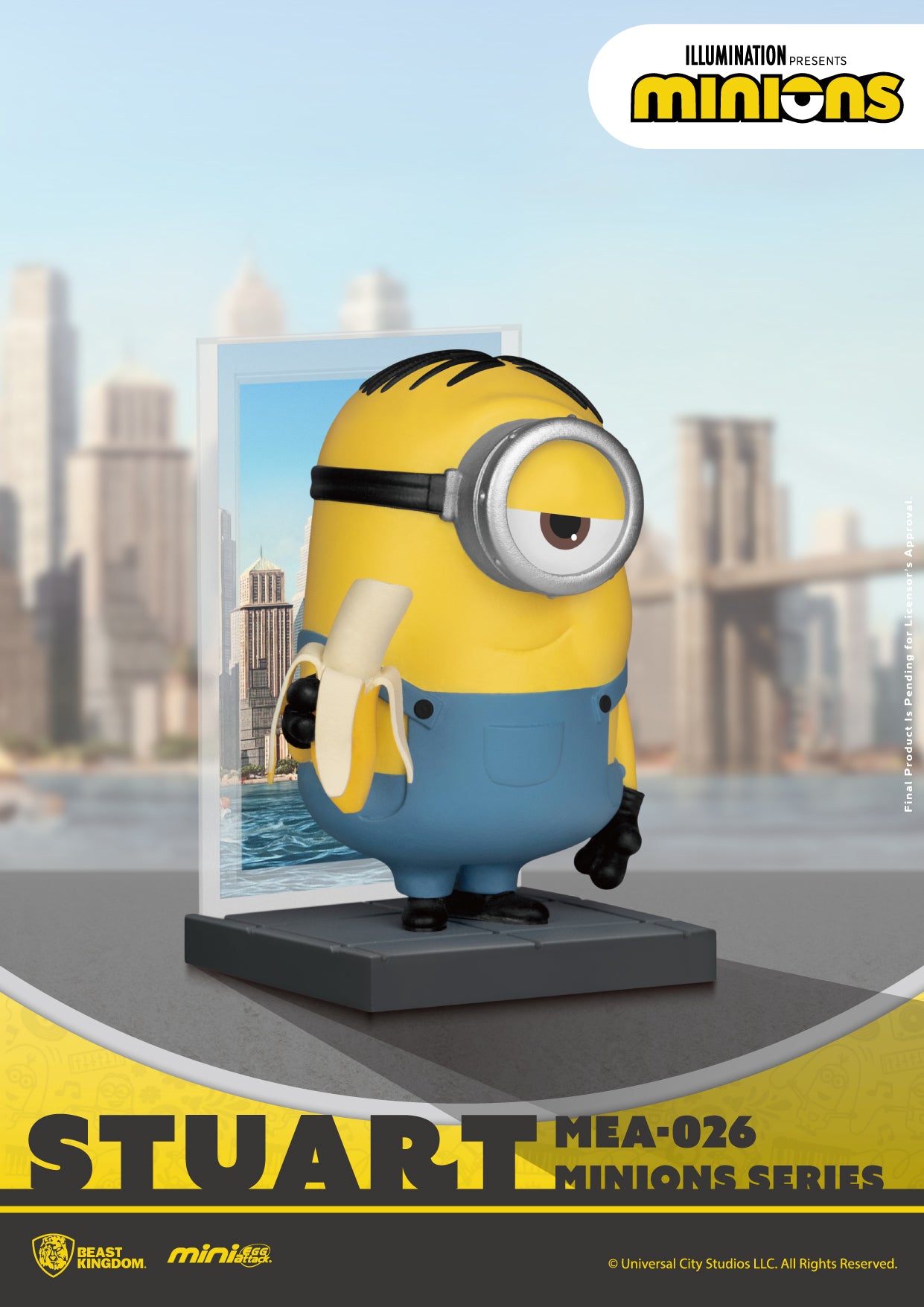 Minions series Stuart (Mini Egg Attack)