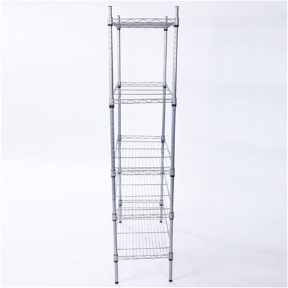 RONSHIN 5 Tier Shelving Storage Rack for Home Kitchen Bedroom Office