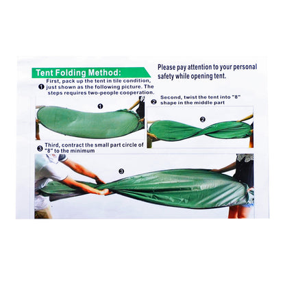 THBOXES Portable Outdoor Canopy Toilet Dressing Fitting Room Tent Green