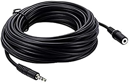 Ubibot Audio Extension Cable for RS485 Probes, Audio Aux Stereo Extension Cable, Stereo Jack Cord for Phones, Headphones, Speakers, Tablets, PCs, MP3 Players, 3.5mm Male to Female (5 Meters)