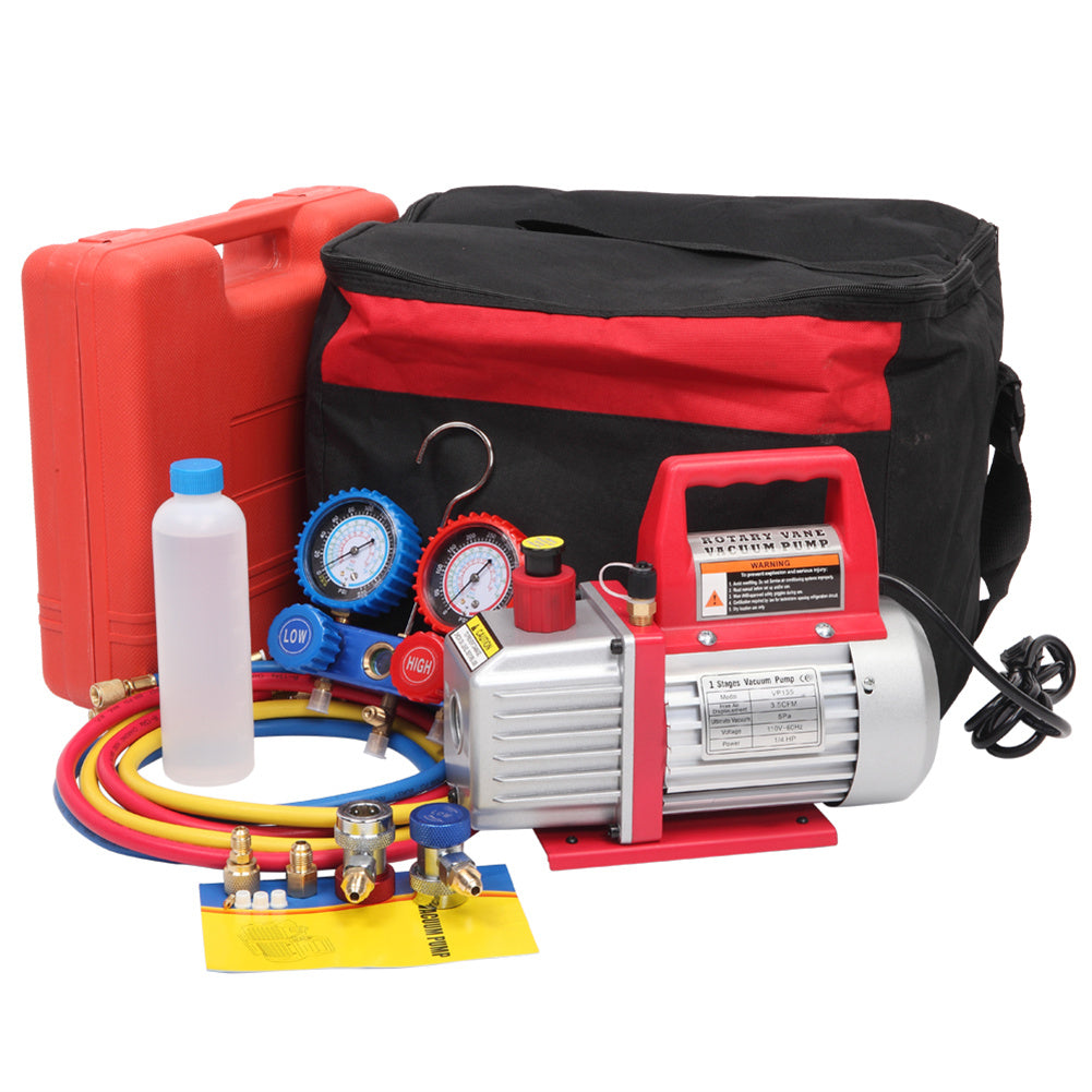 RONSHIN Portable 3.5cfm Vacuum Pump R134 R12 R22