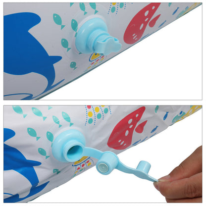 THBOXES 1 Set Inflatable Pool Three-layer Airbag Children Play Pool 150*110*60cm Blue