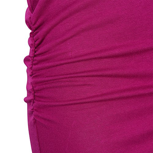 Maternity Shirt Side Button and Ruched Maternity Tunic Tops Maternity Short Sleeve T-Shirts