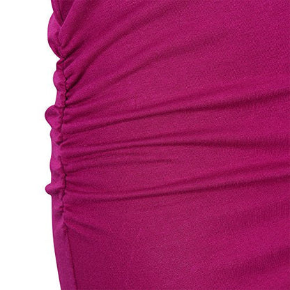 Maternity Shirt Side Button and Ruched Maternity Tunic Tops Maternity Short Sleeve T-Shirts