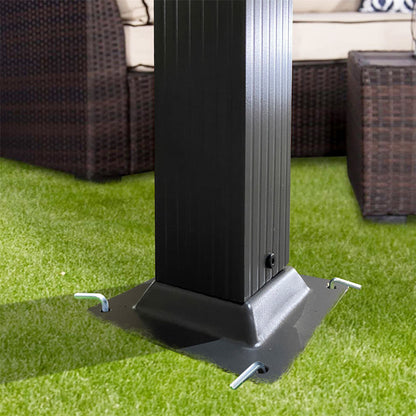 ALICIAN Outdoor Patio Retractable Pergola Shady Shelters