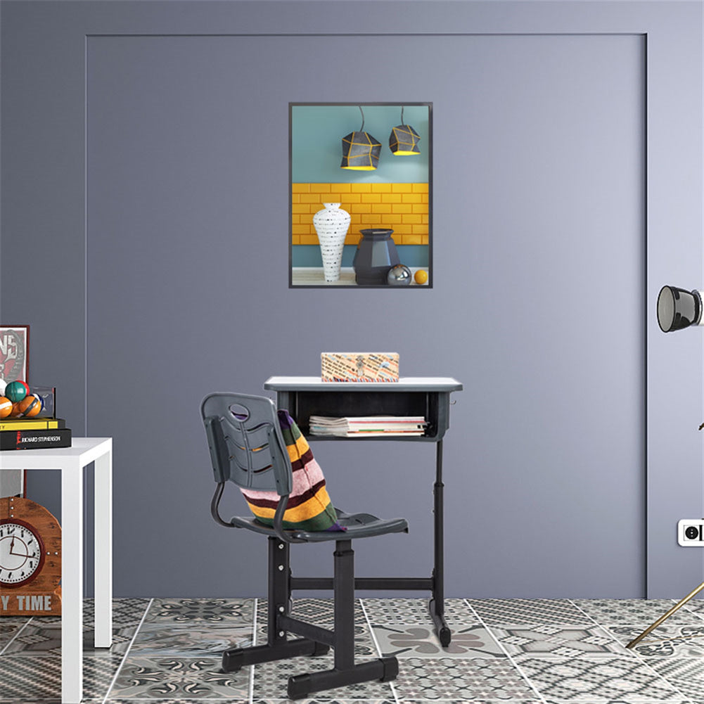 AMYOVE Student Desk Chair Set Surface Ergonomic Children Sturdy Table