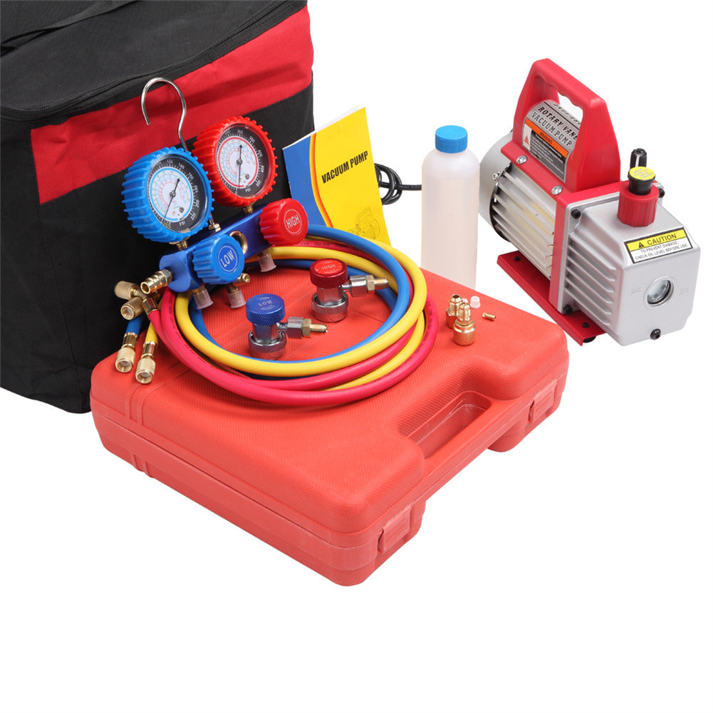 RONSHIN Portable 3.5cfm Vacuum Pump R134 R12 R22