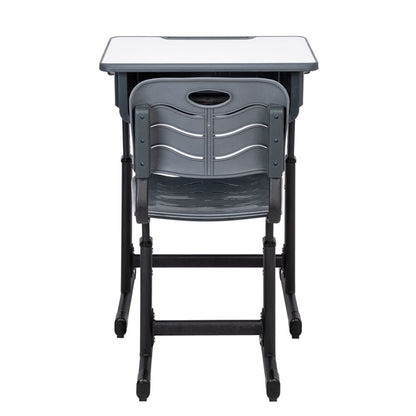 AMYOVE Student Desk Chair Set Surface Ergonomic Children Sturdy Table