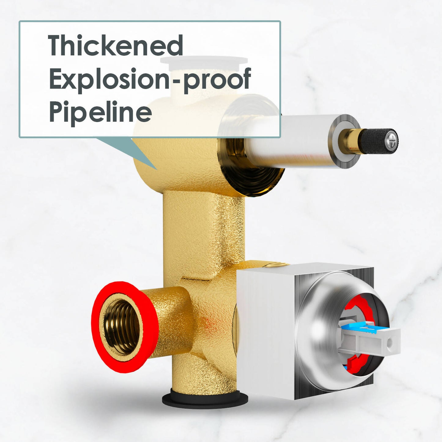 Shower Faucet with Rough-in Valve