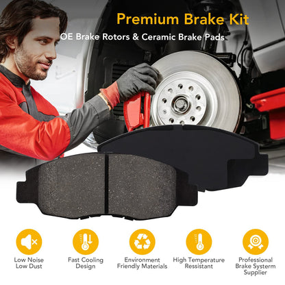 GARVEE Premium Ceramic Disc Front Brake Pads for 1991-2007 Accord