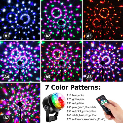 GARVEE Newest Party Lights Disco Ball Lights 6W LED Strobe Light