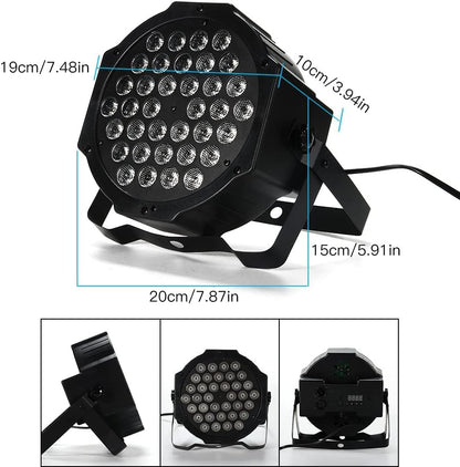 GARVEE Dj Lights 36 LED Par Lights Stage Lights 8 Pack