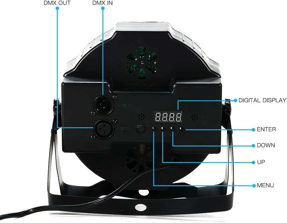 GARVEE Dj Lights 36 LED Par Lights Stage Lights 8 Pack