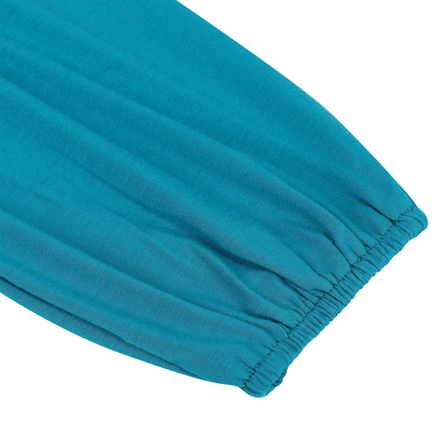 YESFASHION Women V-Neck A-Line Solid Plain Party Casual Mini Dress Blue Green