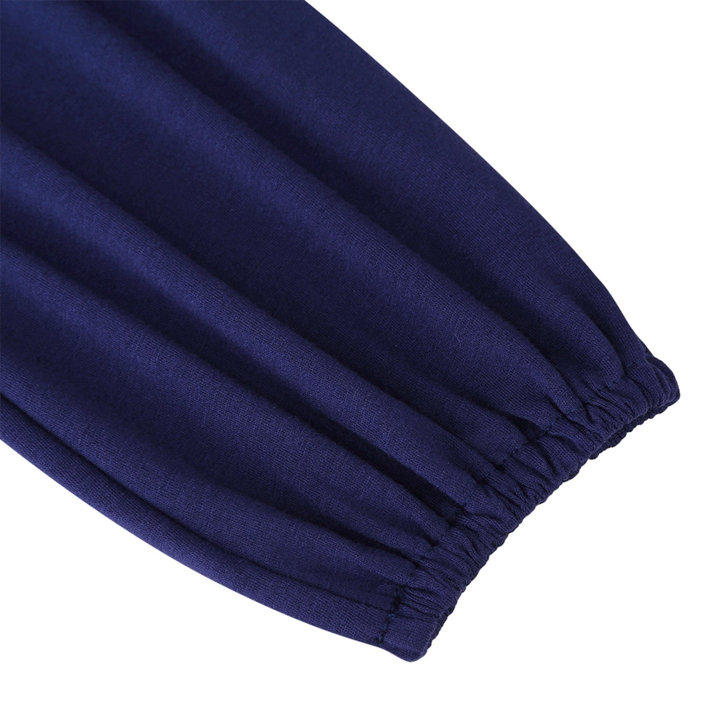 YESFASHION Women V-Neck A-Line Solid Plain Party Casual Mini Dress Navy Blue