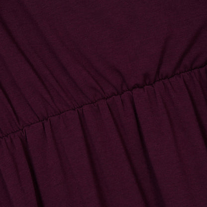 YESFASHION Women V-Neck Business Casual Party Mini Dress