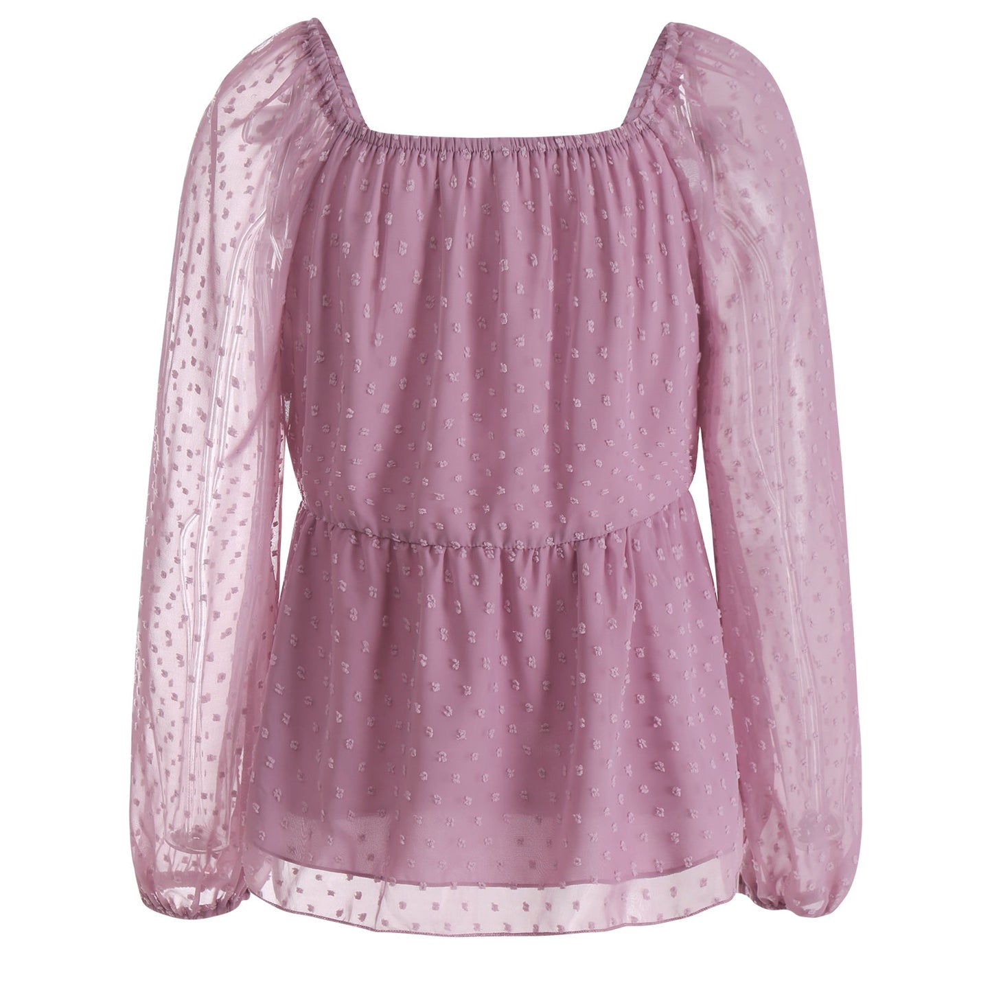 YESFASHION Pullover Tops Women Style Loose All-match Chiffon Shirt