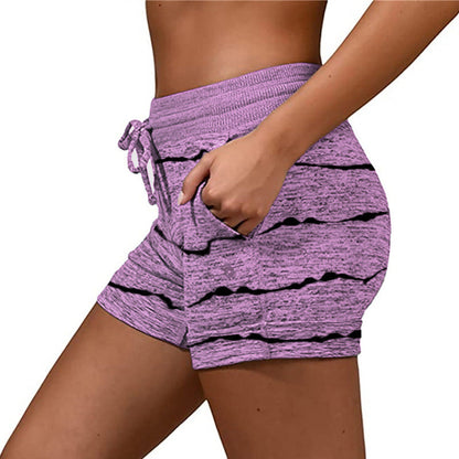 YESFASHION Women Clothing Quick-drying Shorts Yoga Pants