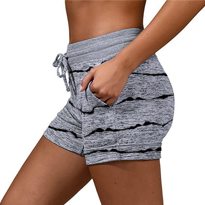 YESFASHION Women Clothing Quick-drying Shorts Yoga Pants