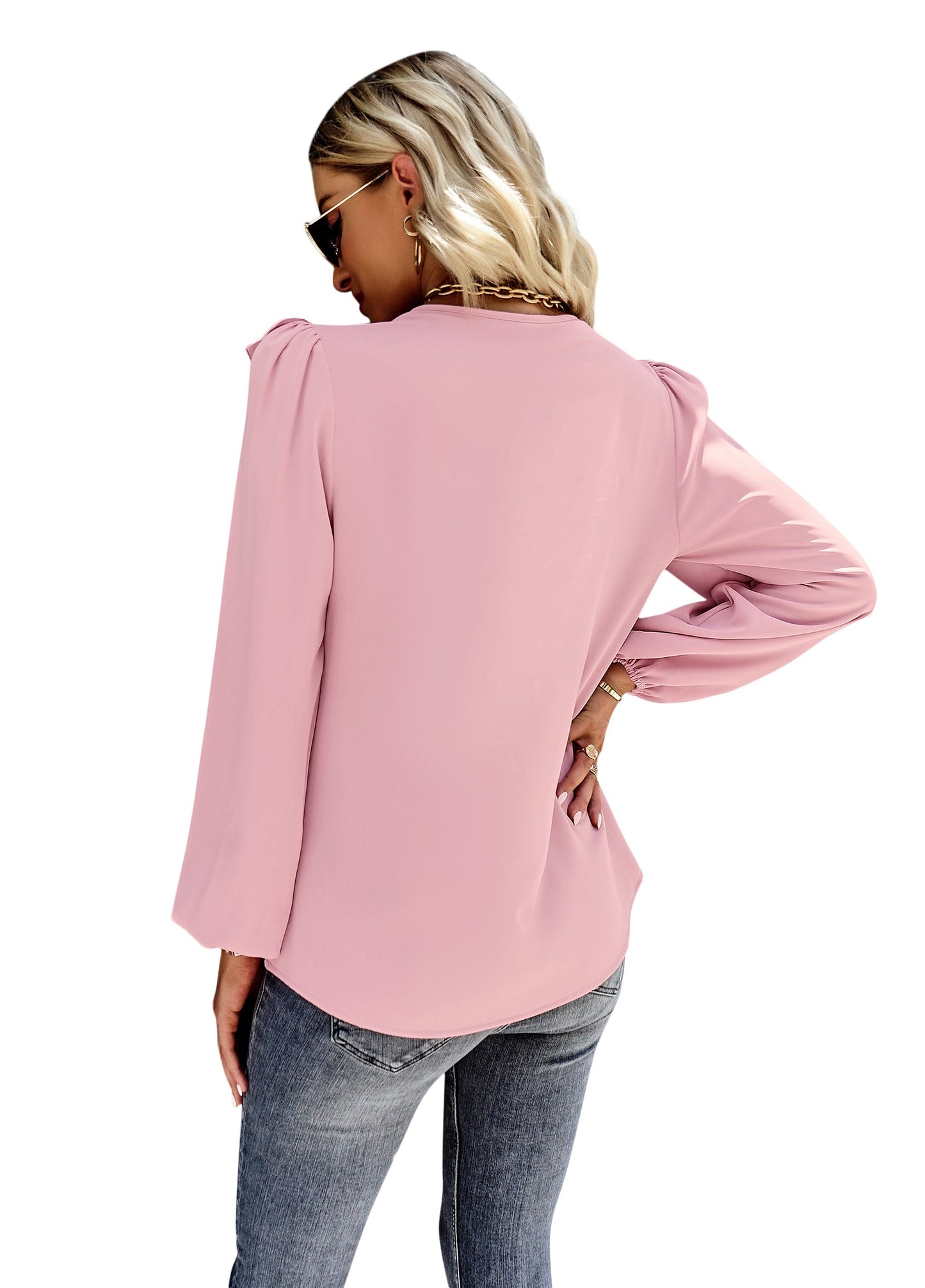 YESFASHION Long-sleeved Comfortable Shirt Four Seasons Tops