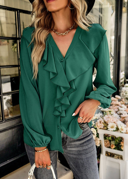 YESFASHION Long-sleeved Comfortable Shirt Four Seasons Tops