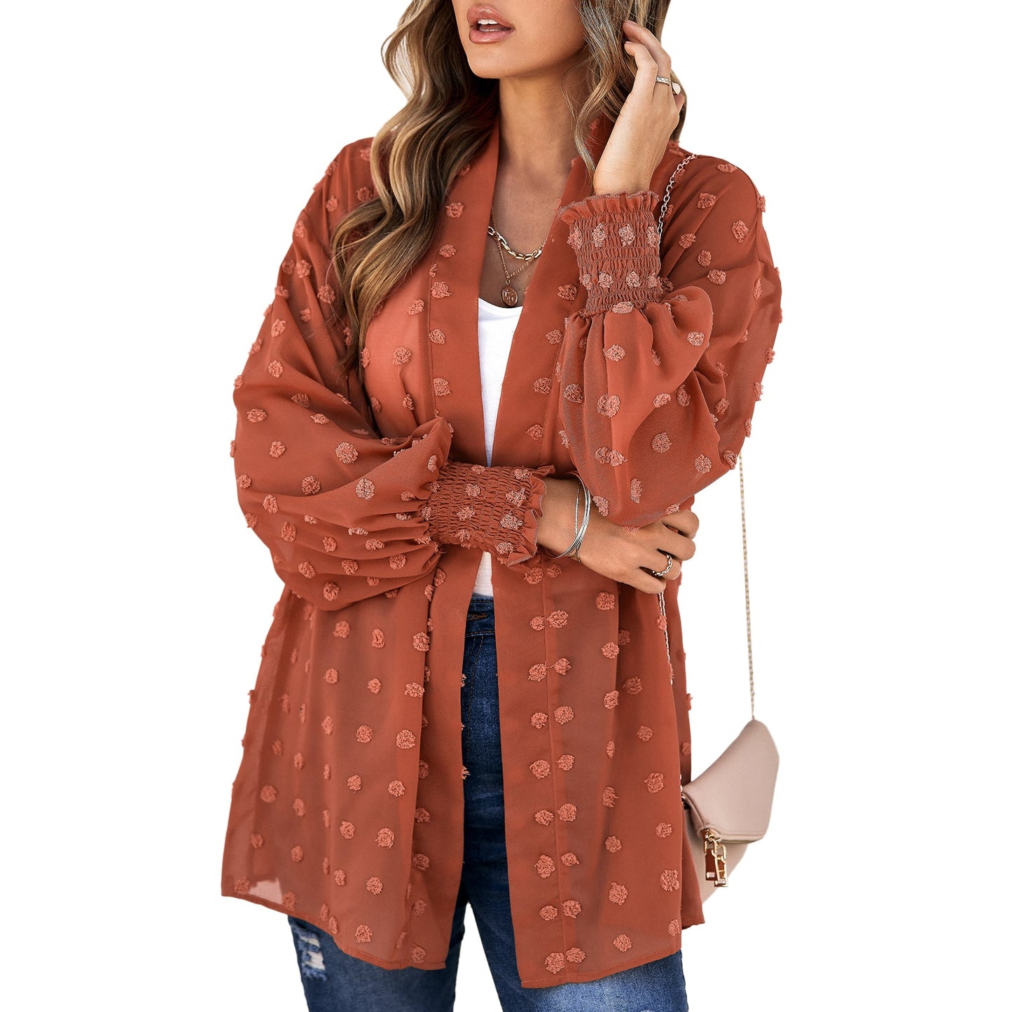 YESFASHION Women's Clothing Thin Cardigan Jacket Tops