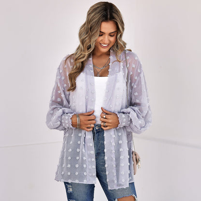 YESFASHION Women's Clothing Thin Cardigan Jacket Tops