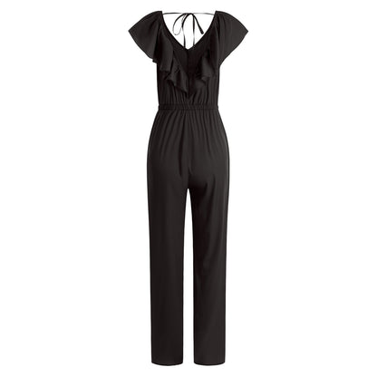 YESFASHION Female Fashionable Waist Slimming Jumpsuit Pants