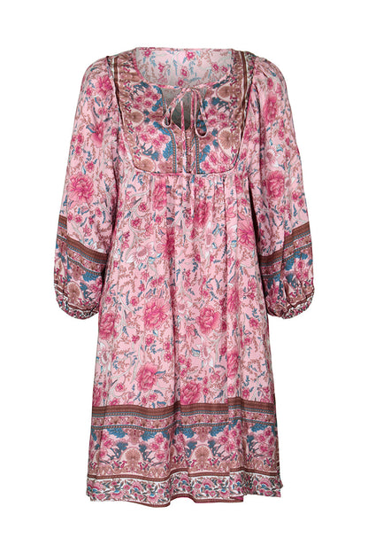 YESFASHION Bohemian Casual Holiday Style Dress Skirt Flower