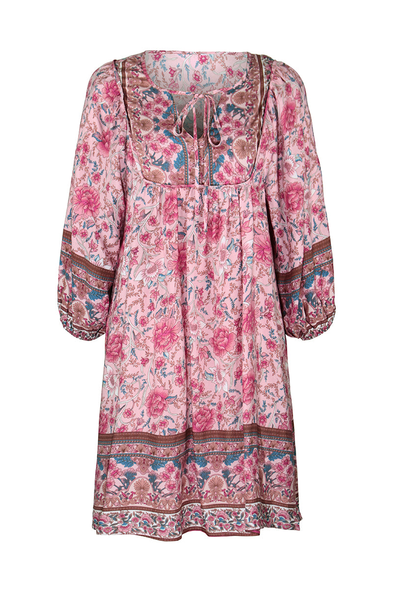 YESFASHION Women Bohemian Dress Summer Loose Skirt