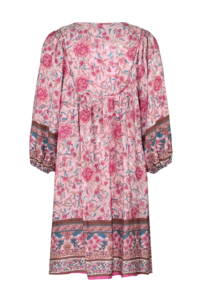 YESFASHION Women Bohemian Dress Summer Loose Skirt