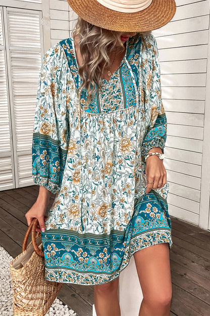 YESFASHION Bohemian Casual Holiday Style Dress Skirt Flower