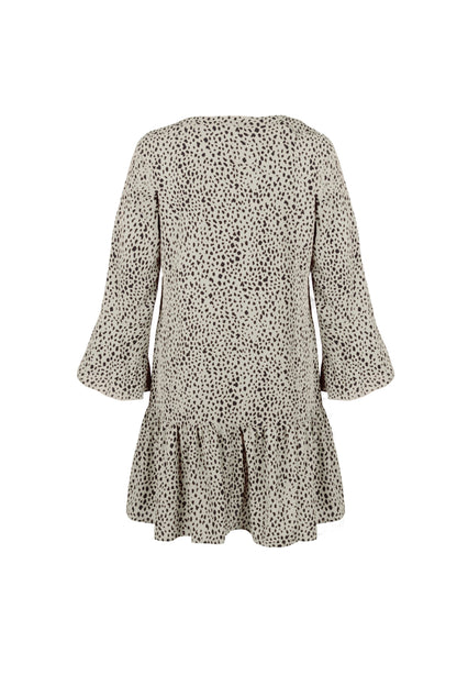 YESFASHION Commuter Dress Leopard Printing Sexy Skirt