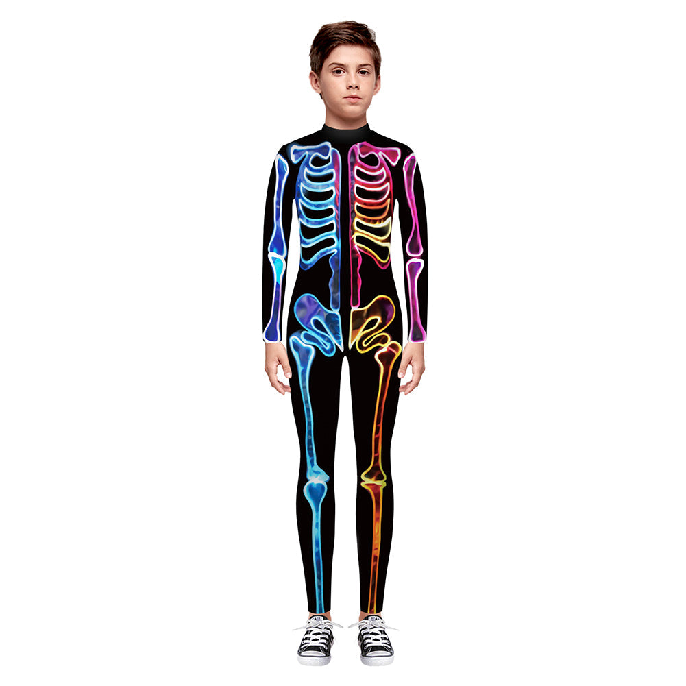 YESFASHION Halloween Digital Print Cos Cosplayer Jumpsuit