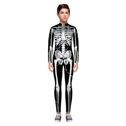 YESFASHION Halloween Digital Print Cos Cosplayer Jumpsuit