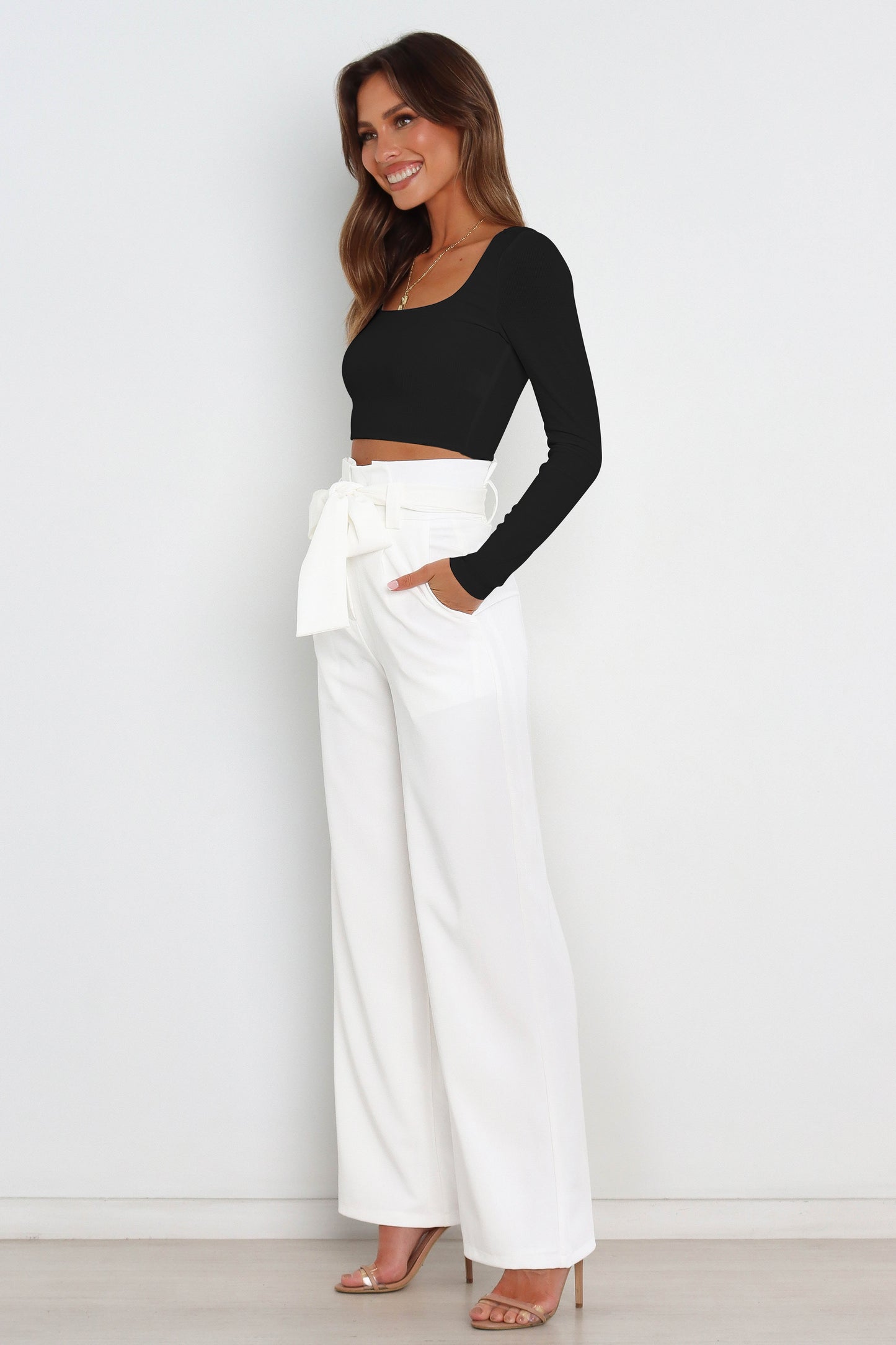 YESFASHION Women Casual Workplace Temperament Trousers Pants