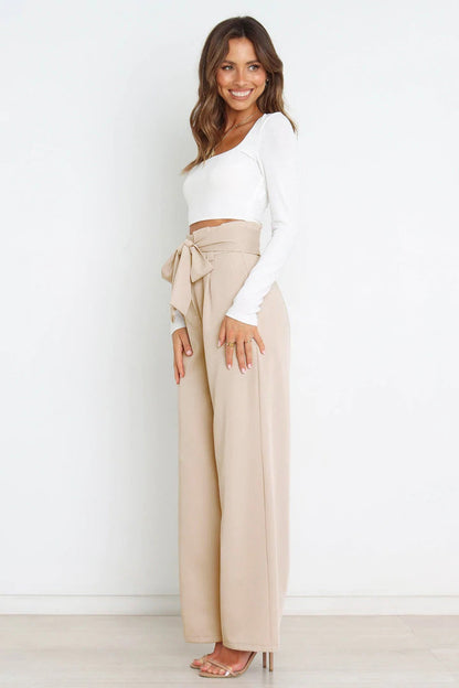 YESFASHION Women Casual Workplace Temperament Trousers Pants