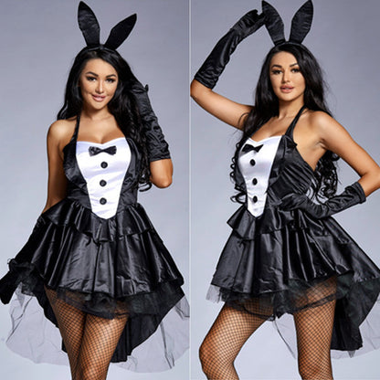 YESFASHION Halloween Real Photo Studio Costume Bunny Girl Costume