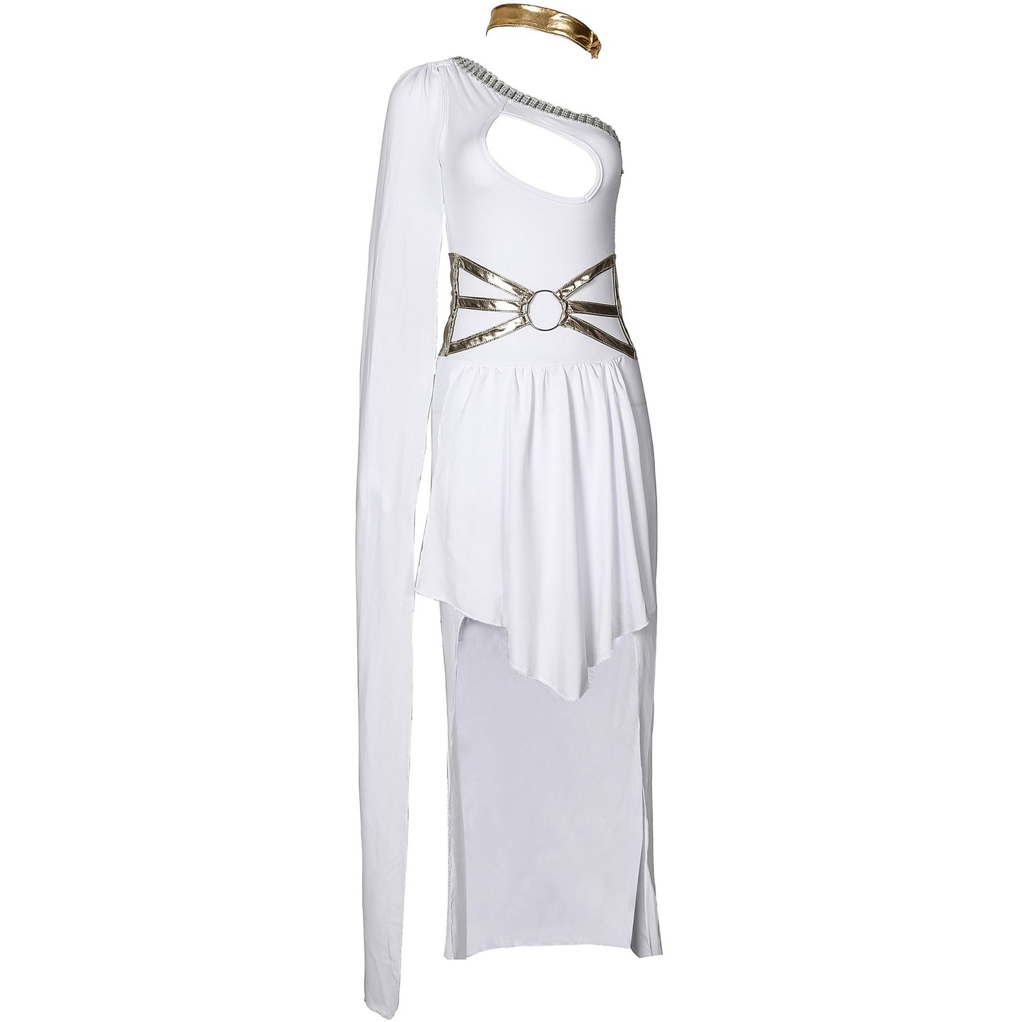 YESFASHION Greek Goddess Halloween Costume Party Dress