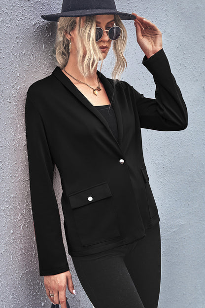 YESFASHION Hot Selling Temperament Square Pocket Blazer Sweaters