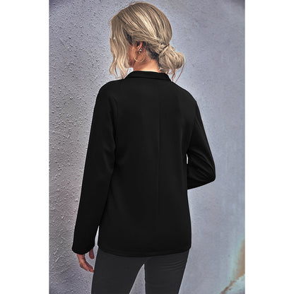 YESFASHION Hot Selling Temperament Square Pocket Blazer Sweaters